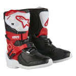 Bottes cross enfant alpinestars tech 3s kids white / black / bright red - u