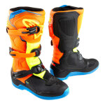 Bottes cross enfant alpinestars tech 3s youth orange fluo / enamel blue /