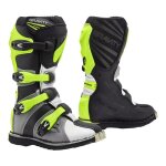 Bottes cross enfant forma gravity gris / blanc / jaune fluo - 32