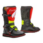 Bottes cross enfant forma rock black / red / yellow fluo - 36