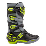 Bottes cross enfant fox racing youth comp grey / yellow - us - 5