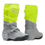 Bottes cross enfant fox racing youth comp yellow / grey - 5
