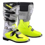 Bottes cross enfant gaerne gx - j gris / jaune fluo - 35