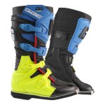 Bottes cross enfant gaerne gxj black / blue / fluo yellow - 34