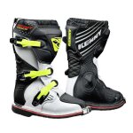 Bottes cross enfant kenny track noir / blanc / jaune fluo - 35