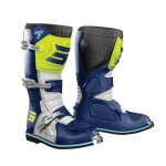 Bottes cross enfant shot kid race 2 bleu / jaune fluo - 31