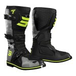 Bottes cross enfant shot race 2 kid camouflage / gris / jaune fluo - 30 Bottes cross enfant shot race 2 kid camouflage / gris / jaune fluo - 30