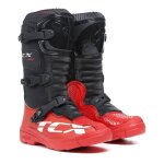 Bottes cross enfant tcx comp kid noir / rouge - 33