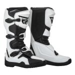 Bottes cross fly racing maverick noires / blanches - 40. 5