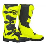 Bottes cross fly racing maverick noires / jaunes - 40. 5