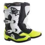 Bottes cross junior alpinestars tech 3s noir / blanc / jaune - us - 3