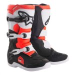 Bottes cross junior alpinestars tech 3s noir / blanc / rouge fluo - us - 2