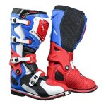 Bottes cross kenny titanium bleu / blanc / rouge - 41