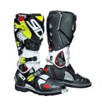 Bottes cross sidi crossfire 2 blanc / noir / jaune fluo - 46