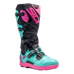 Bottes cross sidi crossfire 3 noir / mint / rose - 42