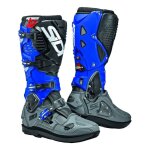 Bottes cross sidi crossfire 3 srs gris / bleu / noir - 40