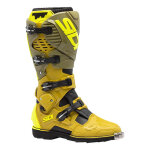 Bottes cross sidi crossfire 3 vert olive / jaune - 43