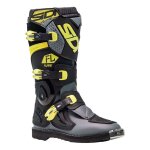 Bottes cross sidi flame junior noir / lime - 36