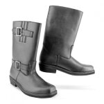 Bottes cuir a boucles road star - 41