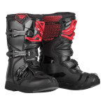 Bottes enfant fly racing maverik noir / rouge - us - 1