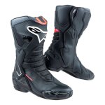 Bottes moto alpinestars smx - 6 v3 black / red fluo - 44