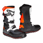 Bottes trial alpinestars tech t noir / gris / rouge fluo - us - 10