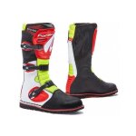 Bottes trial forma boulder blanc / rouge / jaune fluo - 46