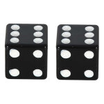 Bouchons de valves oxford dice noir