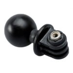 Boule de fixation universelle avec adaptateur pour gopro noir