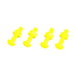 Boulons jaunes pour plaque d immatriculation