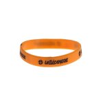 Bracelet silicone la b�canerie orange / noir