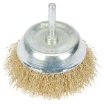 Brosse m�tallique cuvette � tige draper �50mm