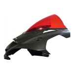 Bulle bullster double courbure 43, 5 cm incolore kawasaki zx - 10r 16 - 17