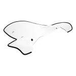 Bulle haute transparente d'origine 890369 aprilia sport city one 2008 -