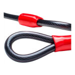 C�ble �15 sans verrouillage qloc 9000mm - noir / rouge