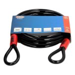 Câble antivol lasso antivol abus cobra 5m à10 mm noir / rouge Câble antivol lasso antivol abus cobra 5m à10 mm noir / rouge