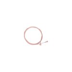 Cble de frein vlo alligator acier galvanis 1, 7mm rose 1mm