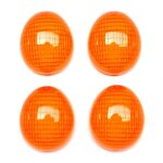 Cabochons clignotants avant et arri�re orange peugeot 50 ludix / tkr fu