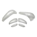 Cabochons clignotant blancs runner <2003 (x6)