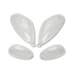 Cabochons clignotant blancs (x4) nrg mc2