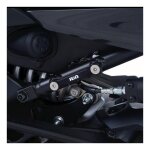 Caches orifices de repose - pieds passager r&g racing noir yamaha niken
