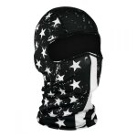 Cagoule hublot zan headgear drapeau noir / blanc Cagoule hublot zan headgear drapeau noir / blanc