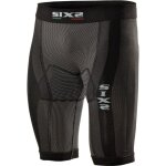 Cale�on mixte sixs cc2 carbon black avec coussinet moto - s