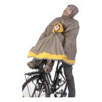 Cape de pluie vélo tucano urbano garibaldina opossum gris taupe / jaune Cape de pluie vélo tucano urbano garibaldina opossum gris taupe / jaune
