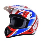 Casque cross afx fx17 force rouge / blanc / bleu - l
