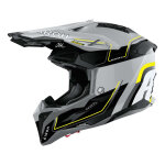 Casque cross airoh aviator 3 leader yellow gloss - 2xl
