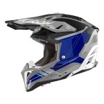 Casque cross airoh aviator 3 saber blue gloss - s