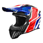 Casque cross airoh aviator ace 2 proud blue / red gloss - xs