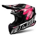 Casque cross airoh twist iron rose - l