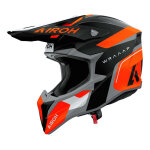 Casque cross airoh wraaap conquer orange matt - m